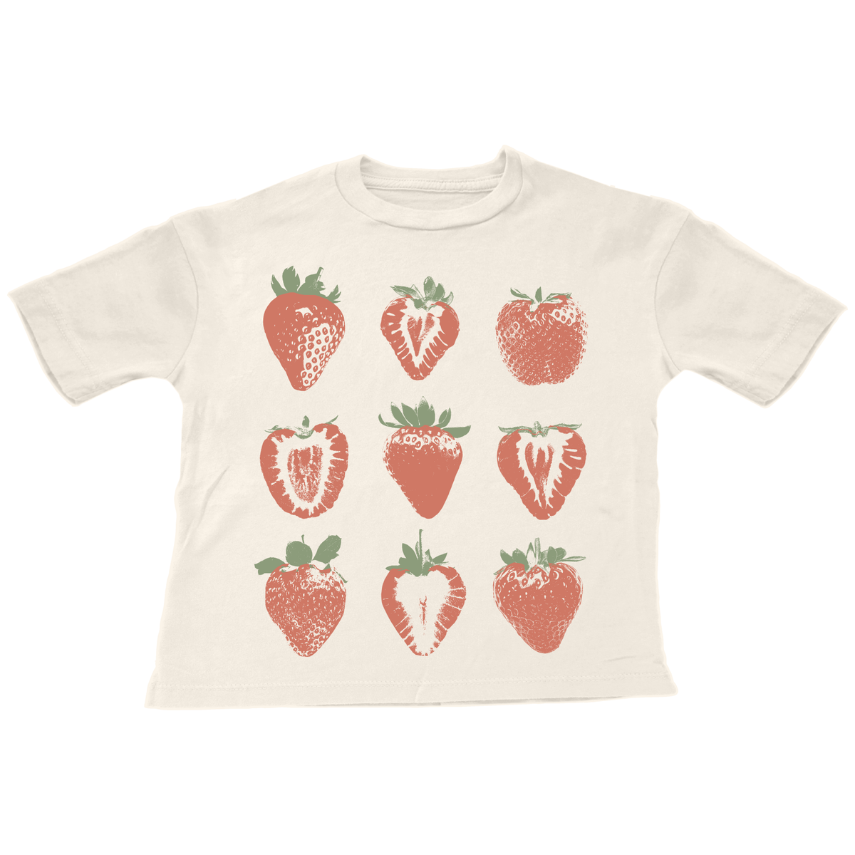 Tiny Whales - Strawberry Fields Short Sleeve Super Tee