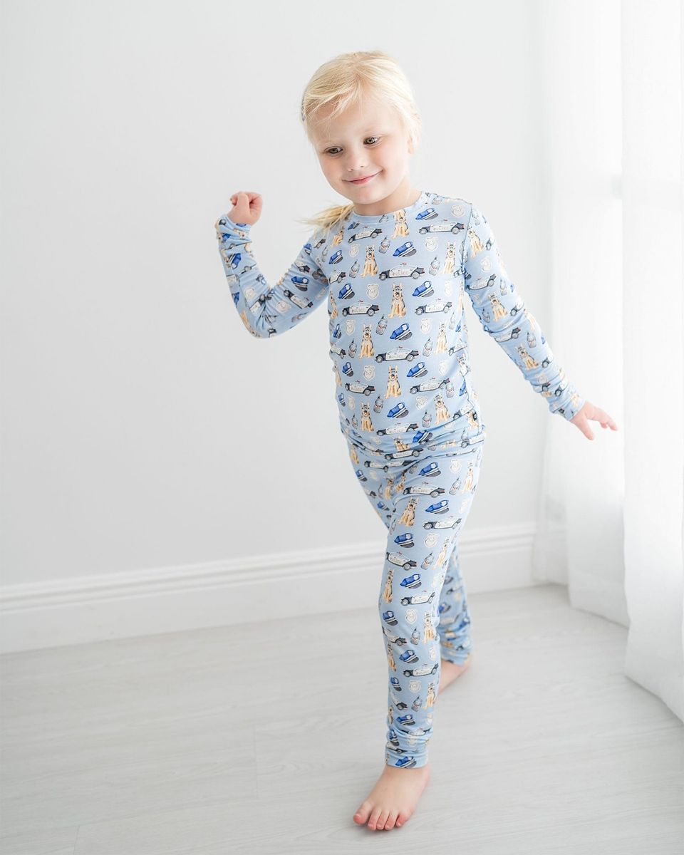 Lev Baby - Officer Toddler Lounge Pajama Set