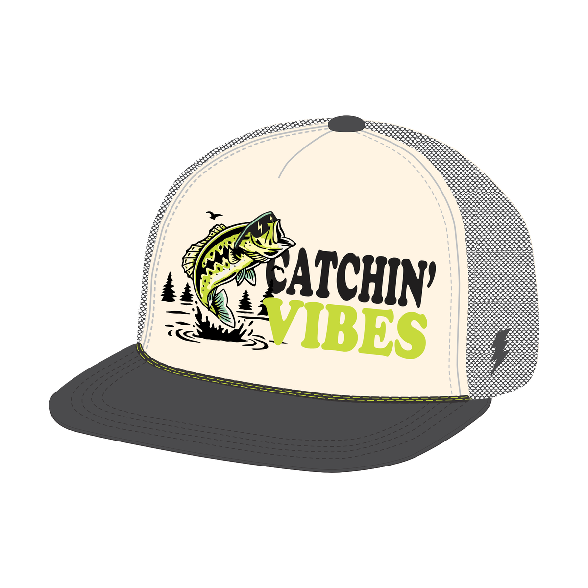 Tiny Whales - Catchin' Vibes Trucker Hat