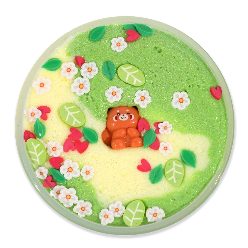 PeachyBbies - Red Panda Forest Cloud Dough Slime