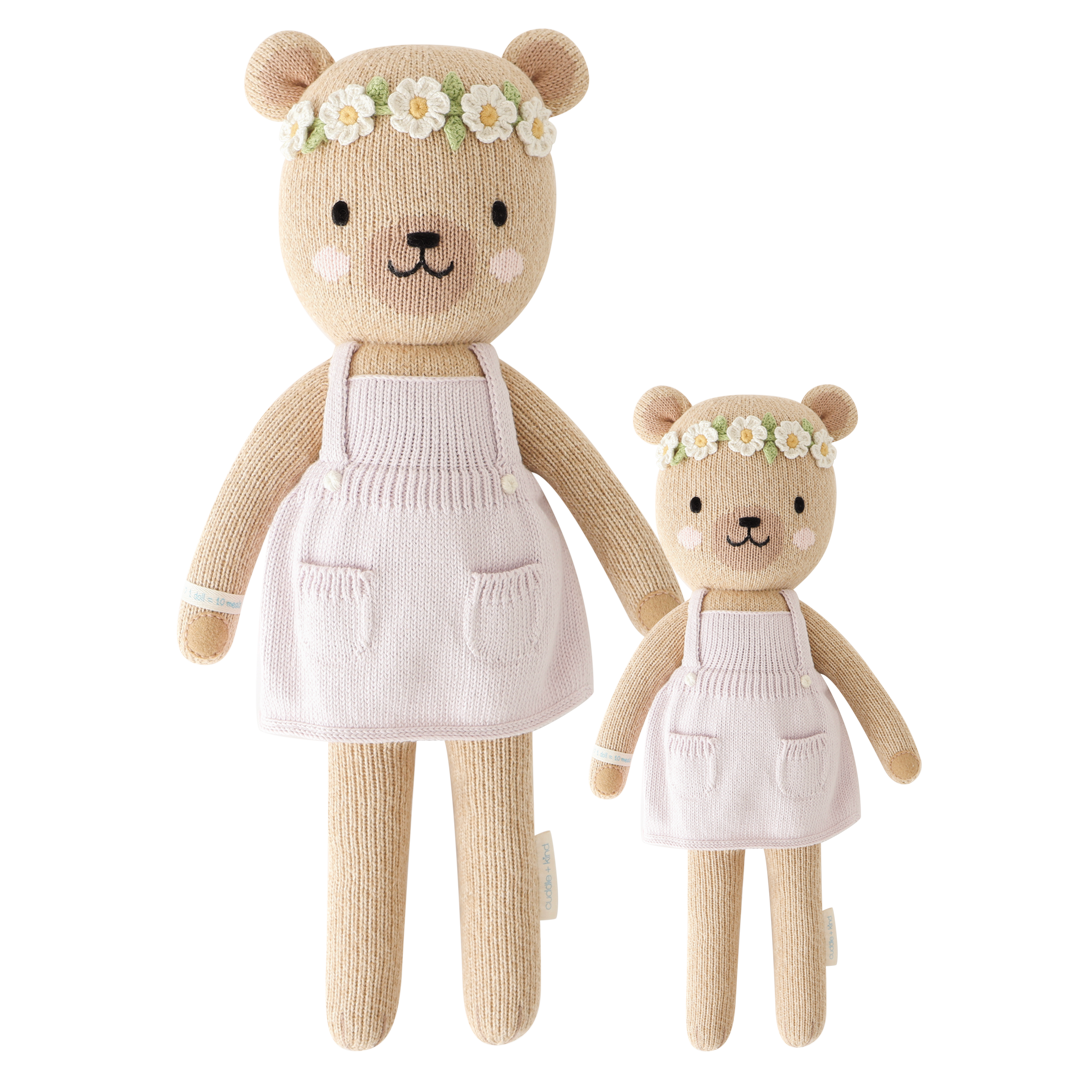 cuddle + kind - Olivia the Honey Bear Handknit Dolls