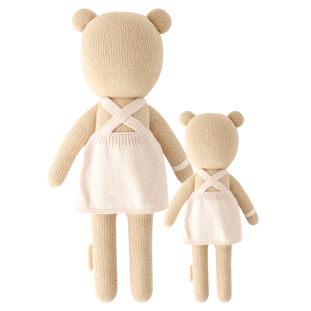 cuddle + kind - Goldie the Honey Bear Handknit Dolls
