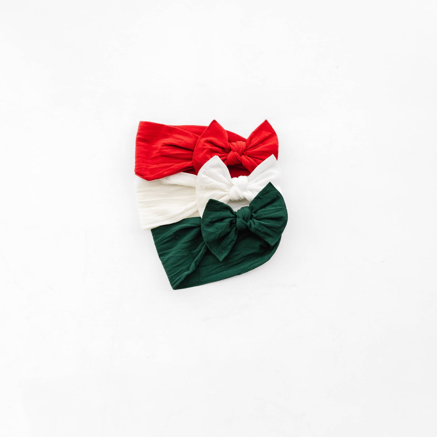 Baby Bling Bows - Forest Green - THE KNOT Soft nylon headband