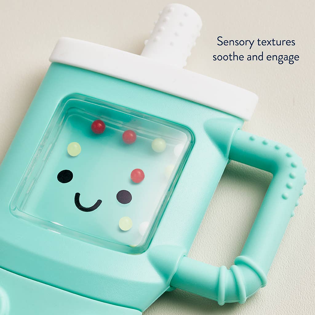 Itzy Ritzy - Sweetie Shake Plus™ - Teething + Rattle Toy: Tumbler