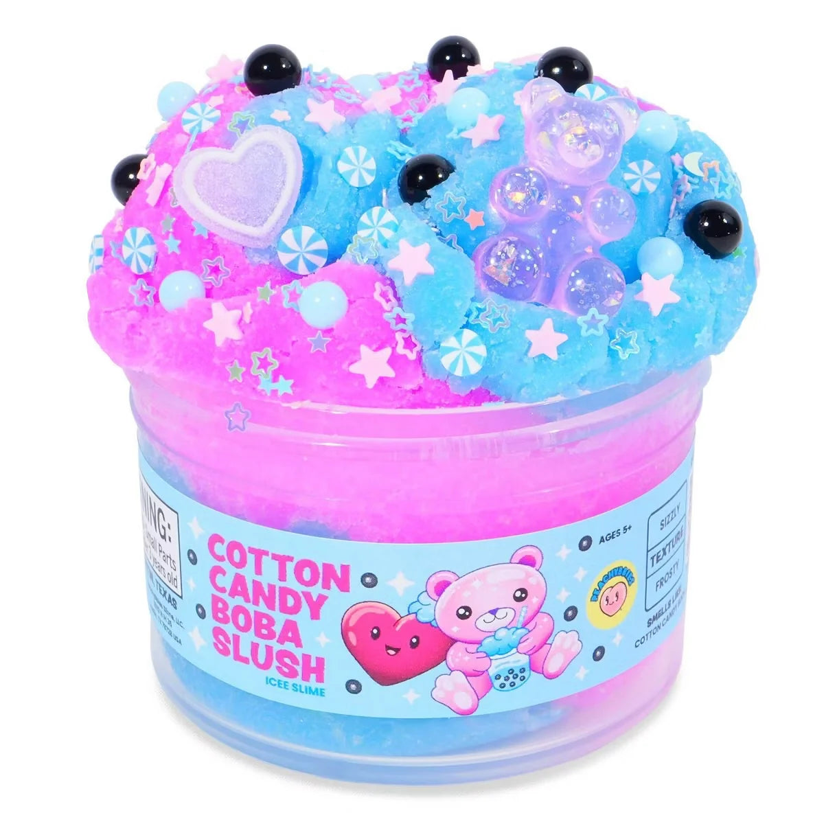 PeachyBbies - Cotton Candy Boba Slush Icee Slime