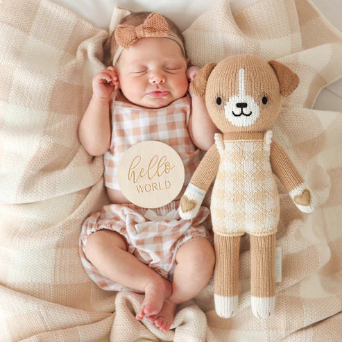 cuddle + kind - Hayden the Dog Handknit Dolls