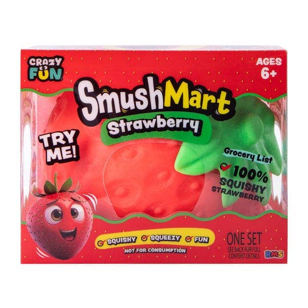 Crazy Fun - RMS® SmushMart™ Giant Scented Strawberry Squishy (limit 1)
