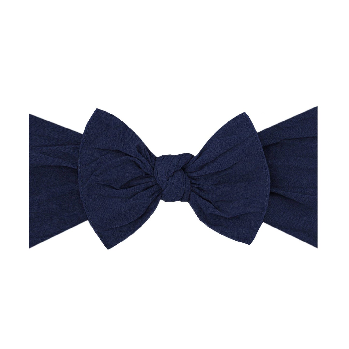 Baby Bling Bows - Navy - THE KNOT Soft nylon headband