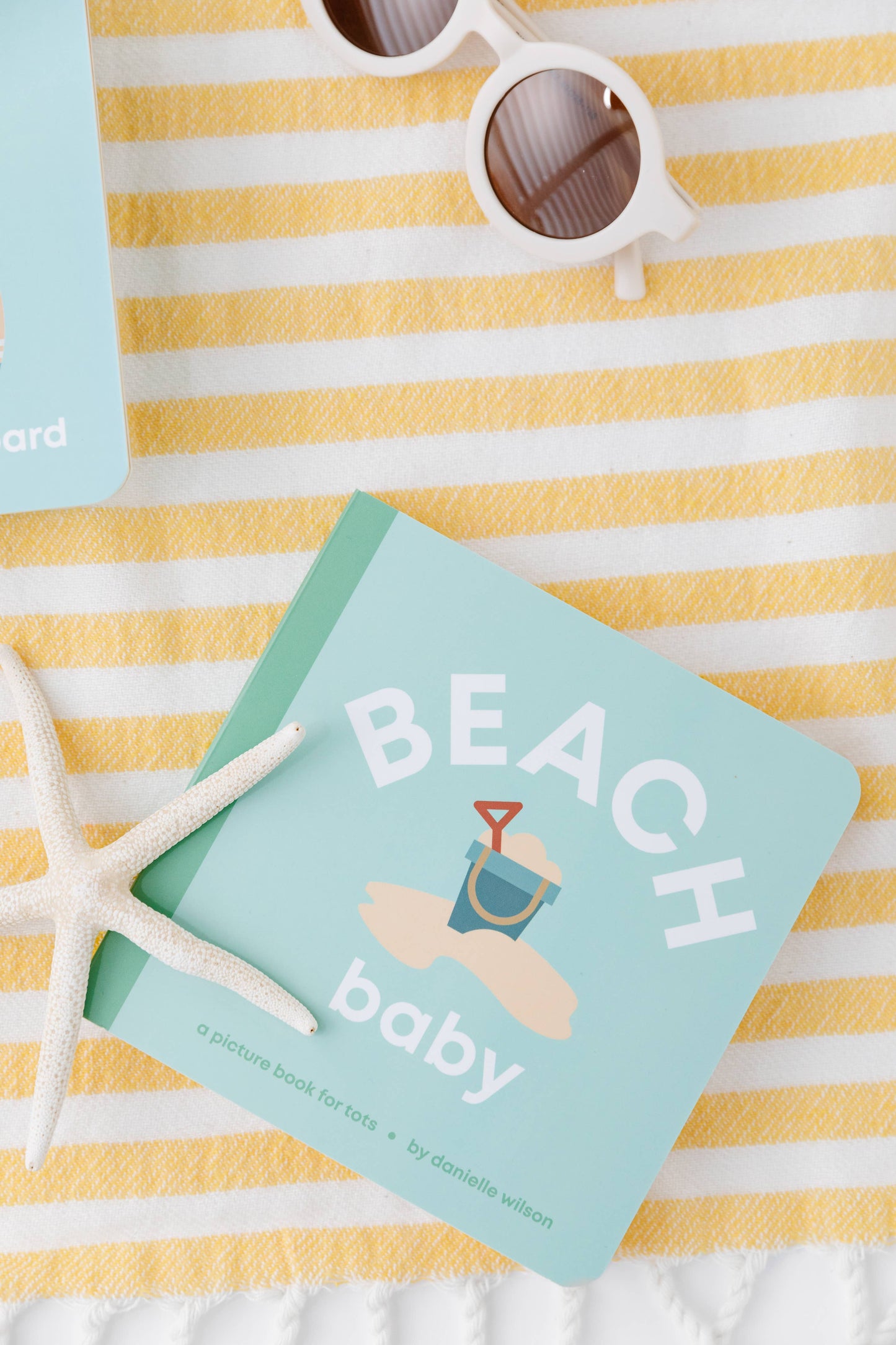 Left Hand Book House - Beach Baby- Board Book