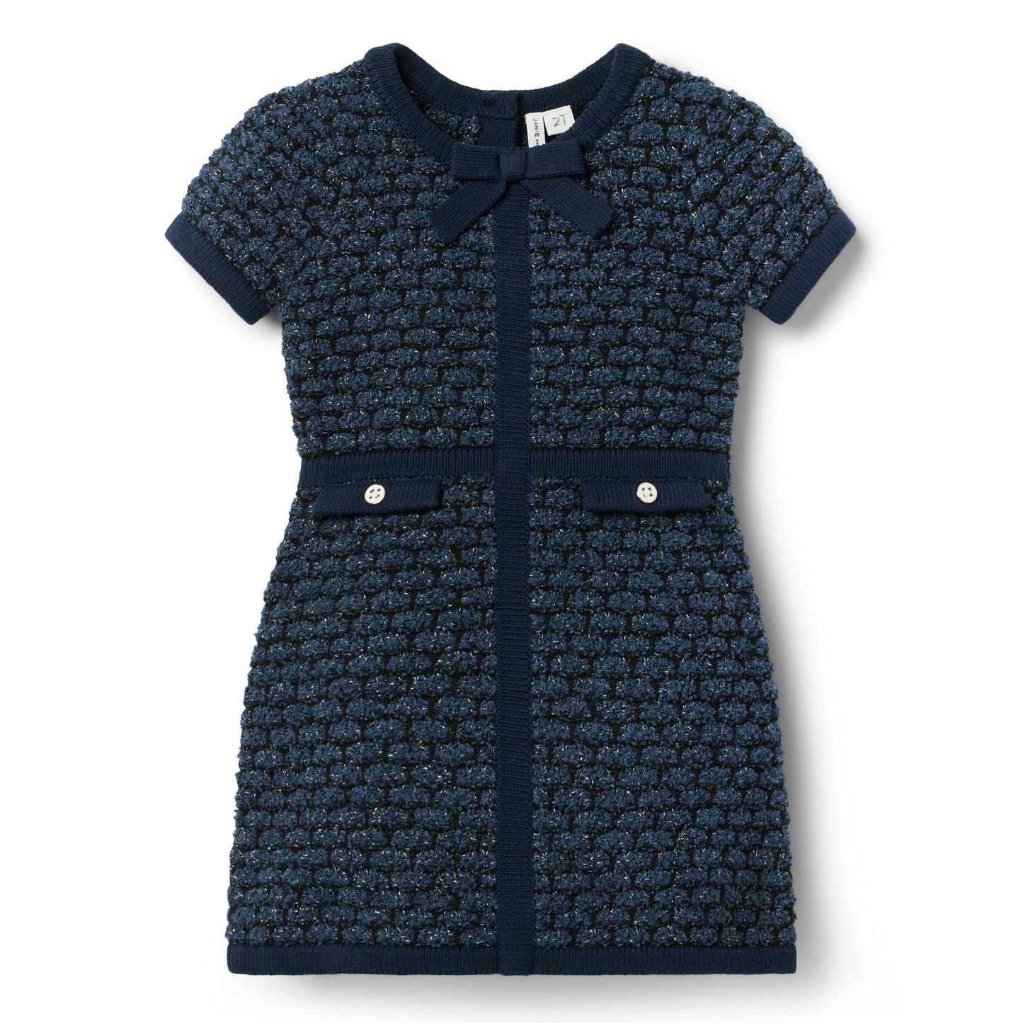 Janie and Jack - Blue Boucle Sweater Dress