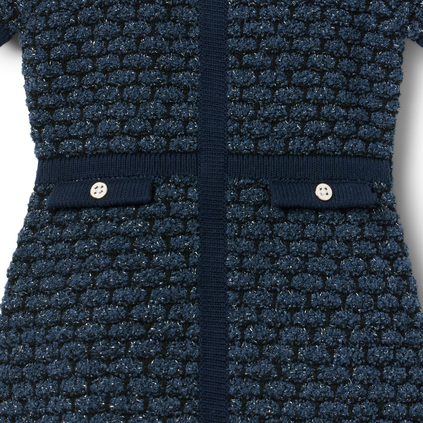 Janie and Jack - Blue Boucle Sweater Dress