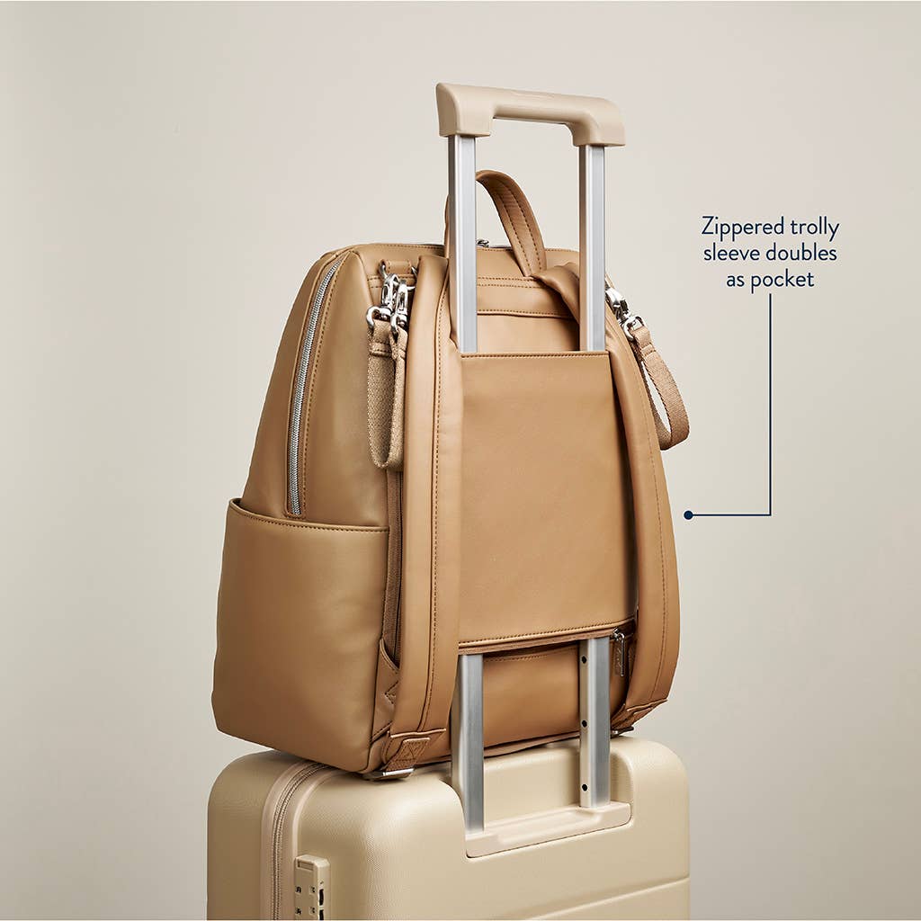 Itzy Ritzy - Eras Backpack™ Diaper Bag: Chai Latte