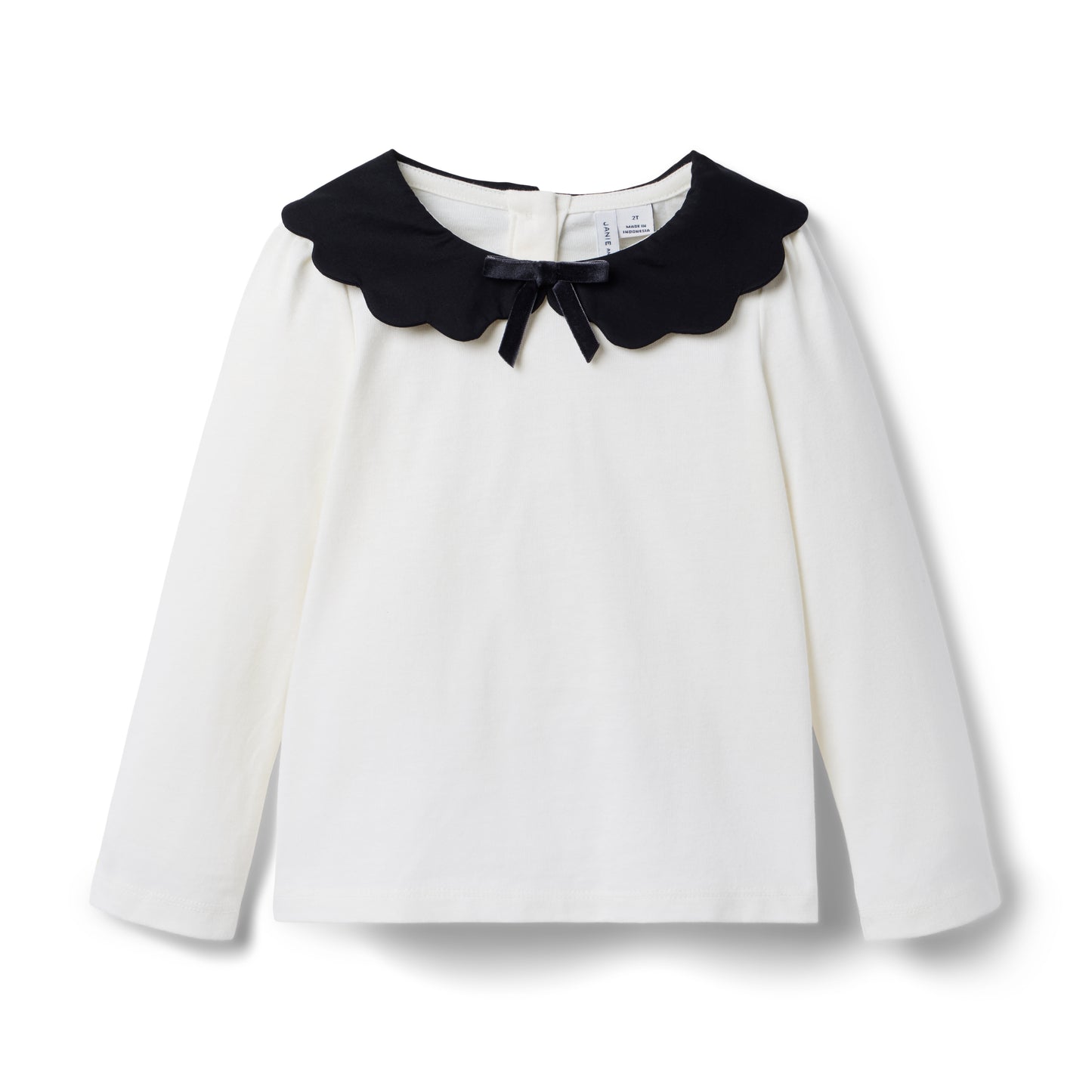 Janie and Jack - Lace Collar L/S Top