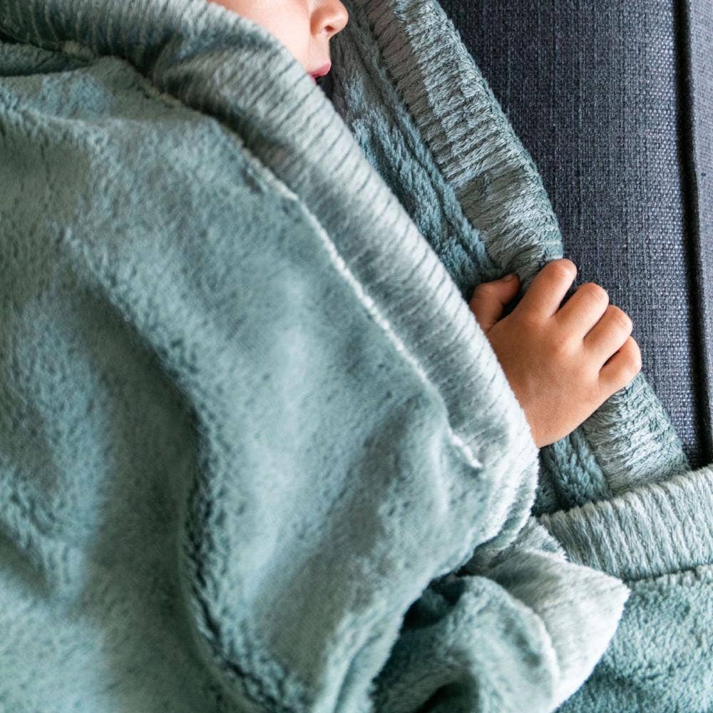 Saranoni - LUSH TODDLER BLANKETS: Mineral Blue