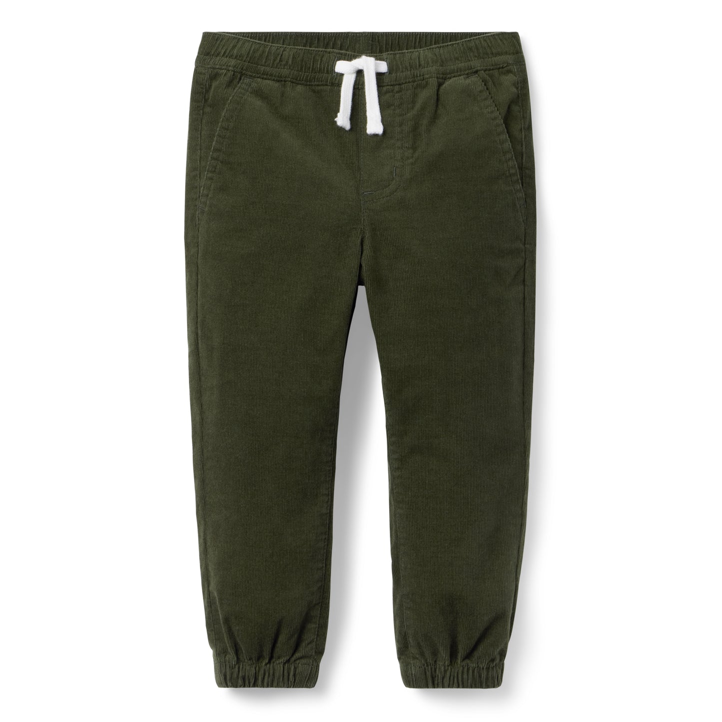 Janie and Jack - Olive Stretch Corduroy Joggers