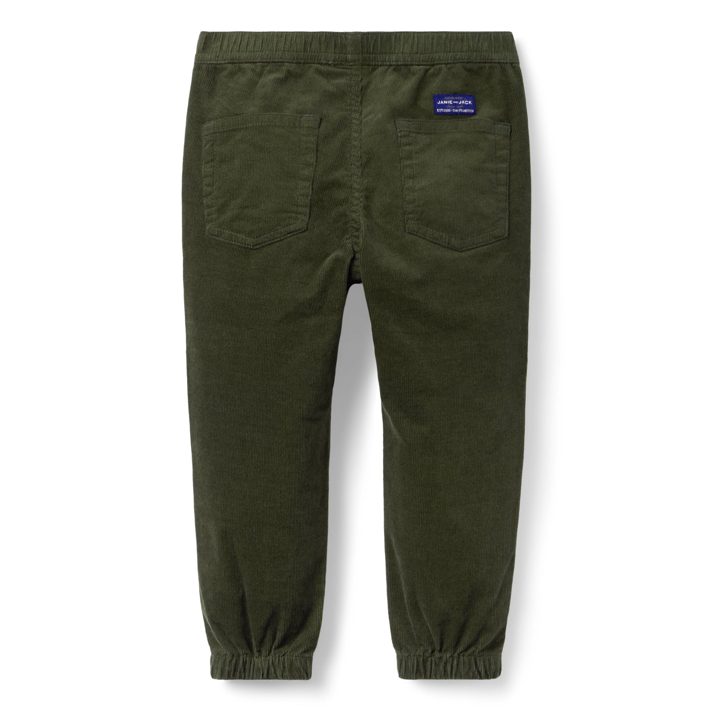 Janie and Jack - Olive Stretch Corduroy Joggers