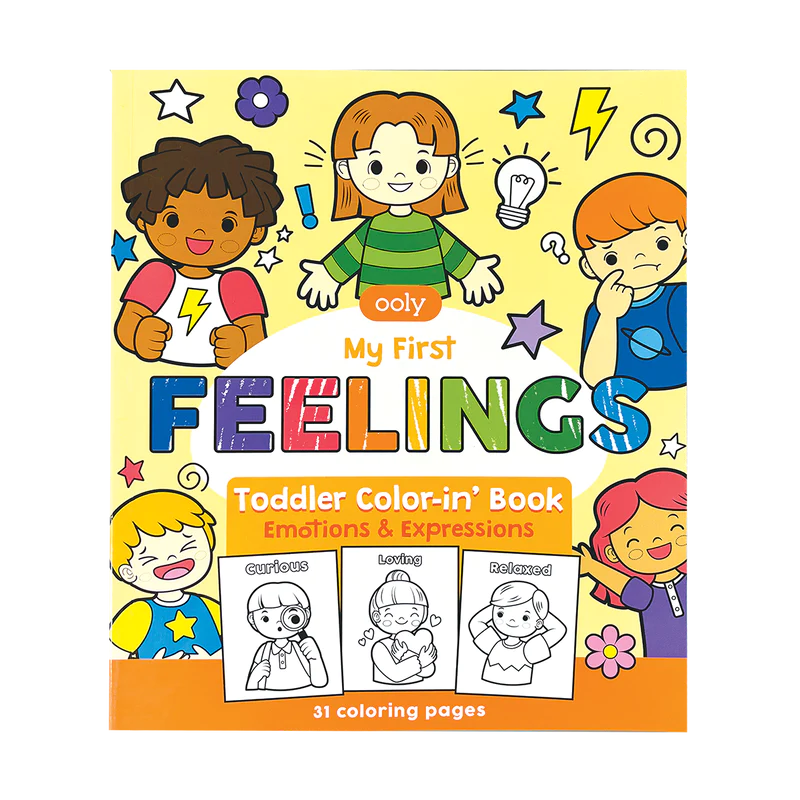 Ooly - My First Feelings Coloring Book