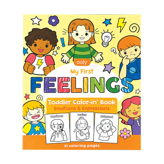Ooly - My First Feelings Coloring Book