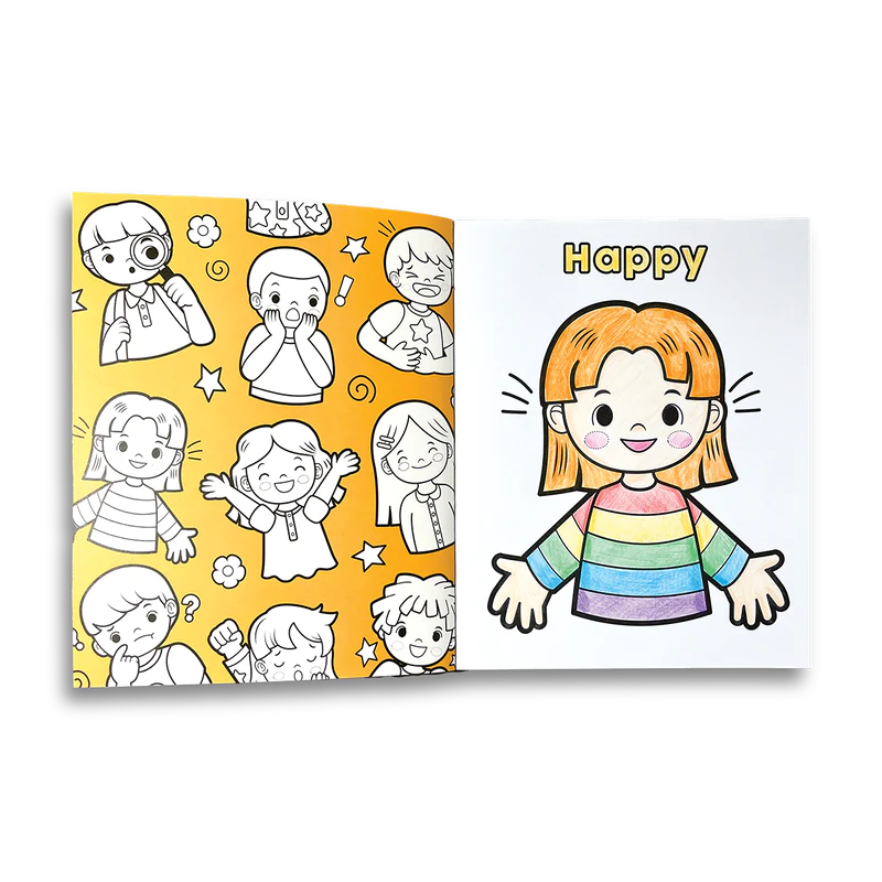 Ooly - My First Feelings Coloring Book