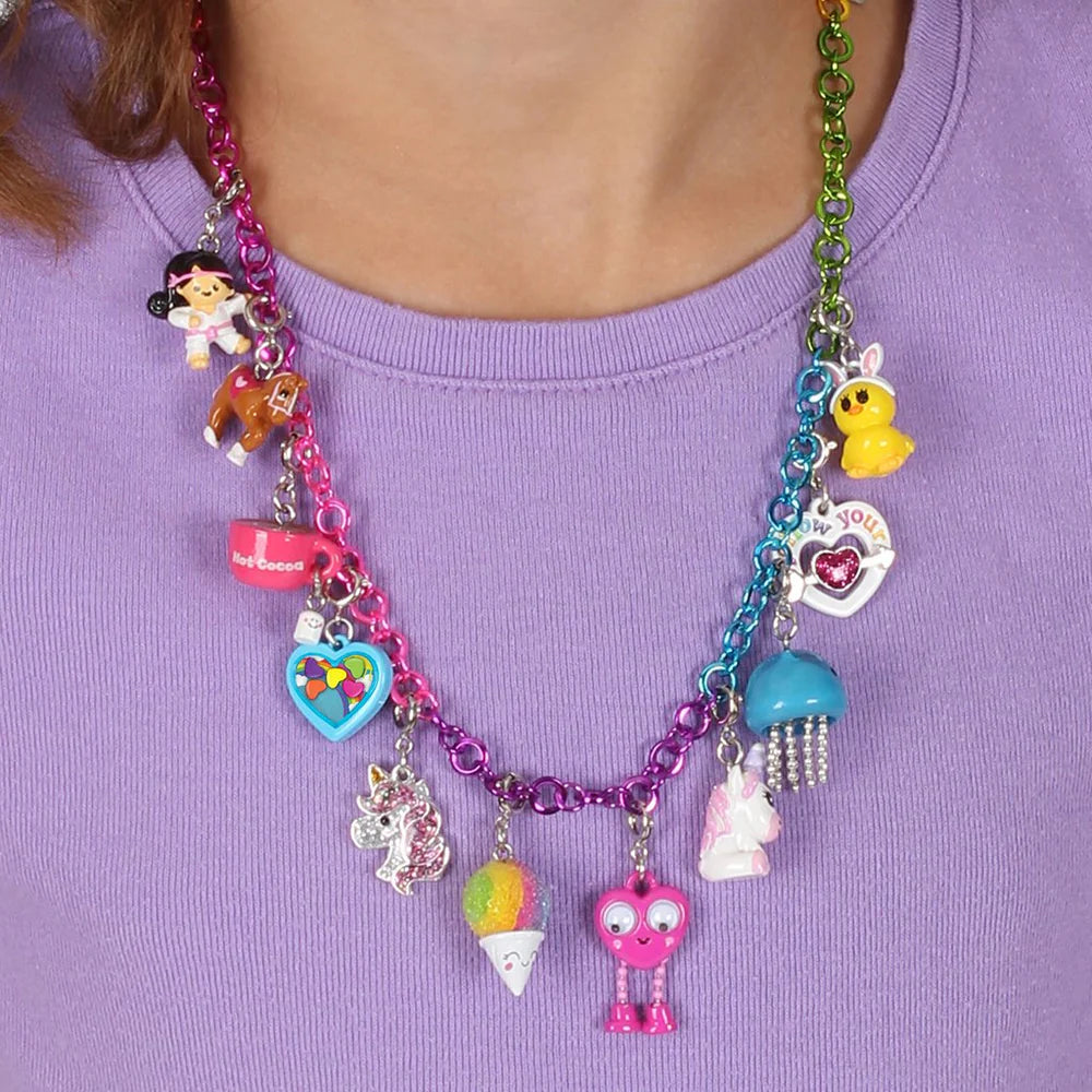 High IntenCity - Charm It! Rainbow Chain Necklace