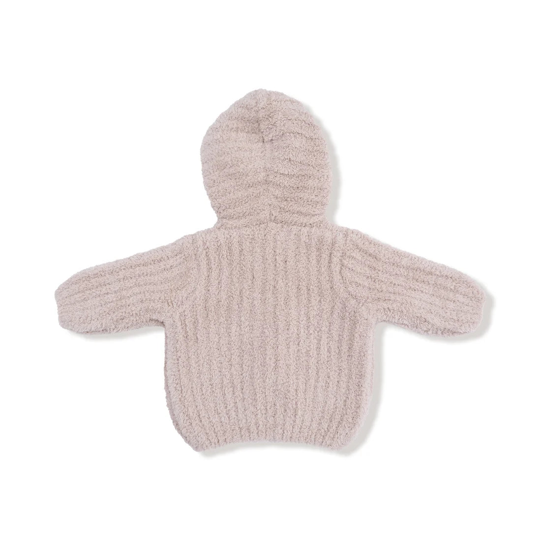 Angel Dear- Chenille Stone Hooded Jacket with Striped Texture