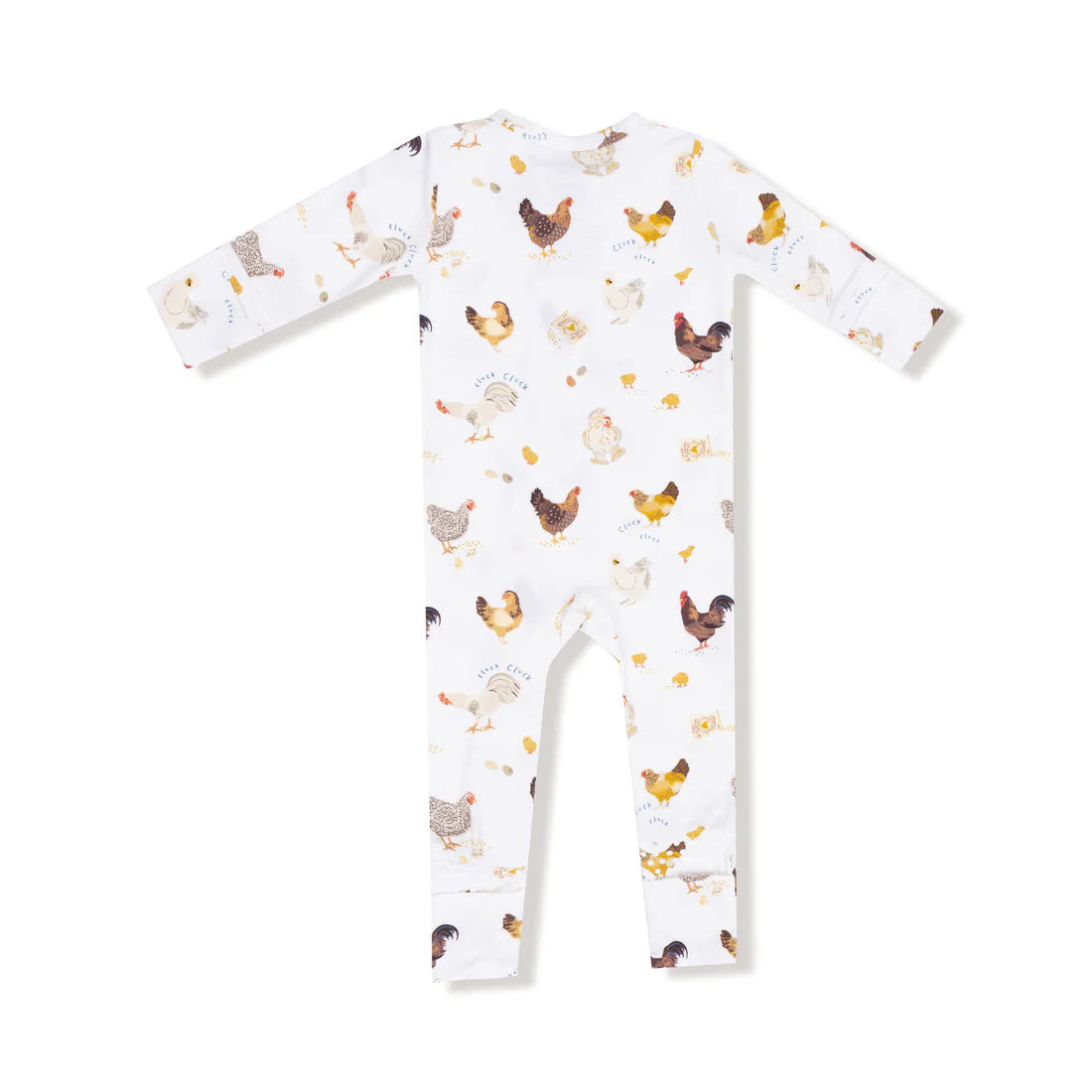 Angel Dear - Collector Chickens - Unisex - 2 Way Zipper Romper PJ