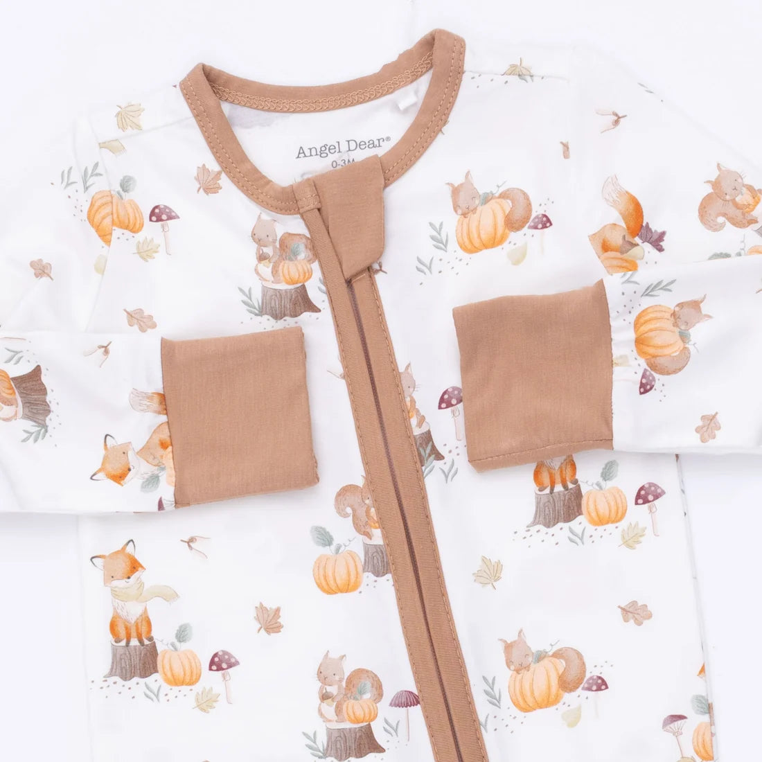 Angel Dear - Woodland Animals with Pumpkins Convertible Romper