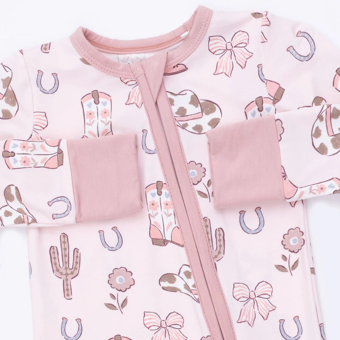 Angel Dear - Cowgirl Boots and Bows Convertible Romper