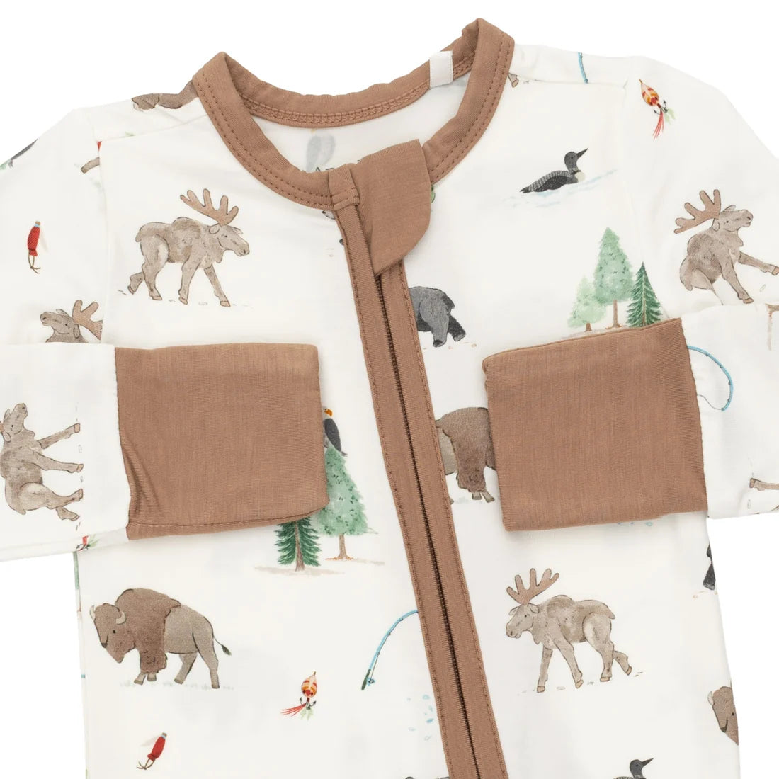 Angel Dear - Northern Woodland Animals Convertible Romper
