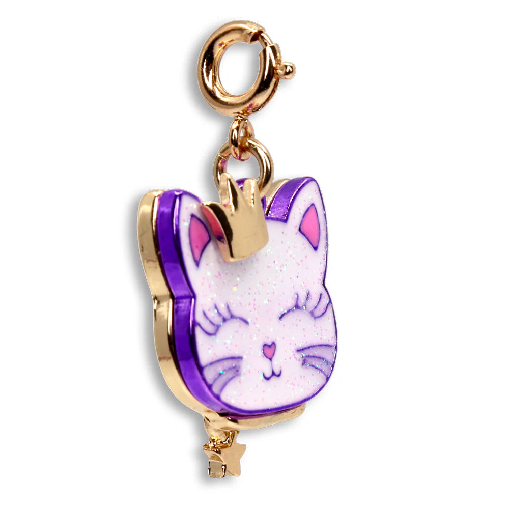 High IntenCity - Charm It! Gold Princess Kitty Charm