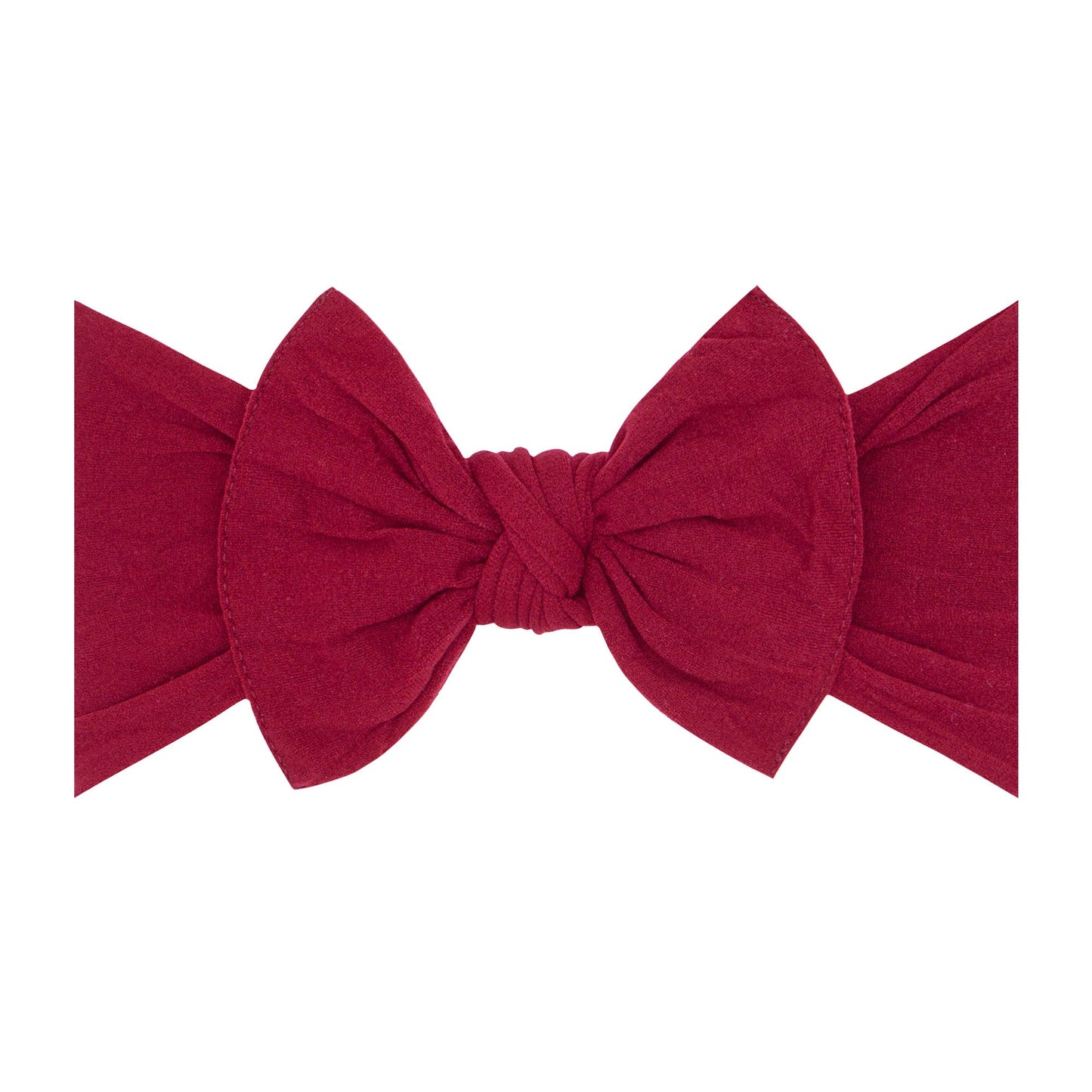 Baby Bling Bows - Baby Bling® The Original Knot soft nylon headband: Ruby