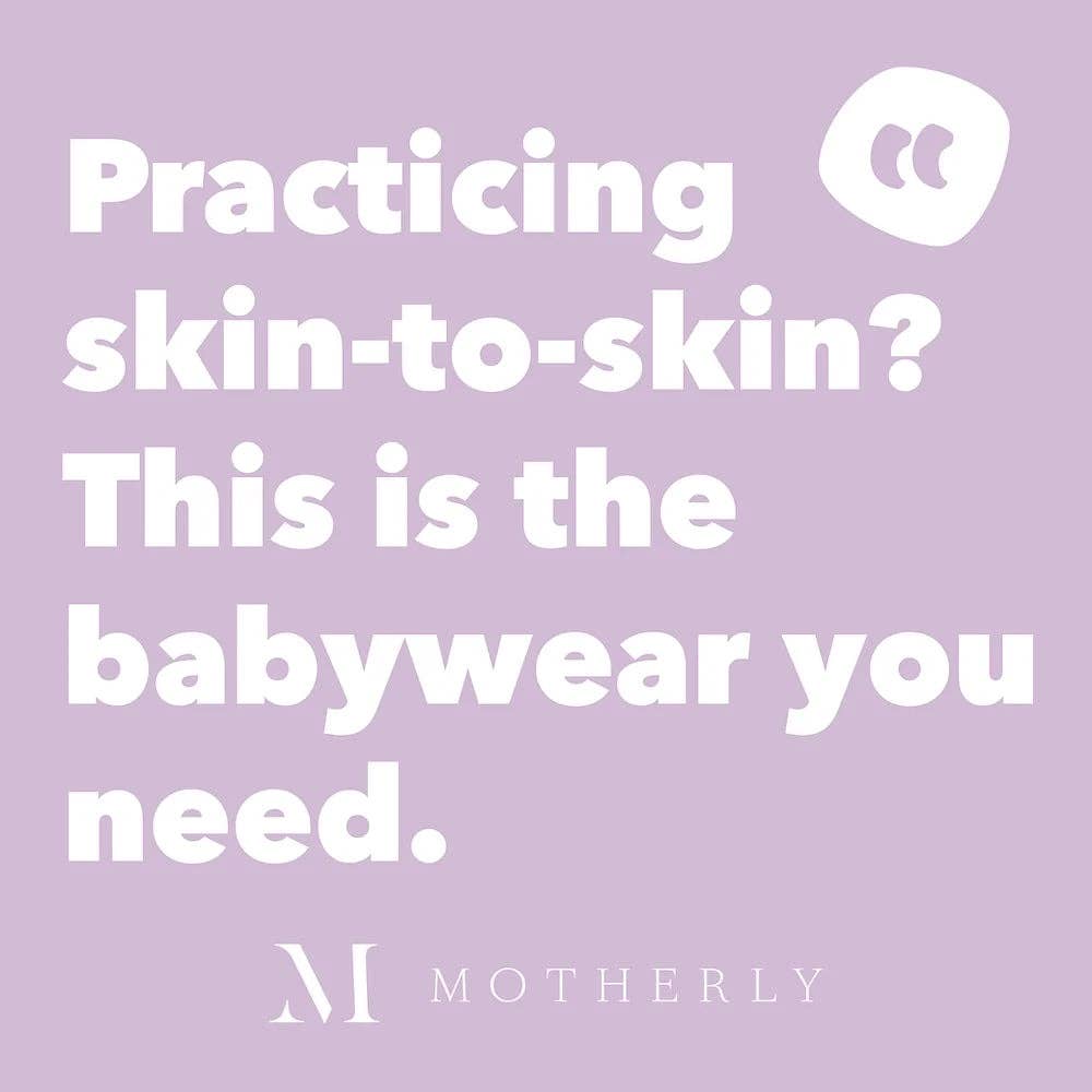 Bonsie Skin to Skin Babywear - Footie - Sunrise