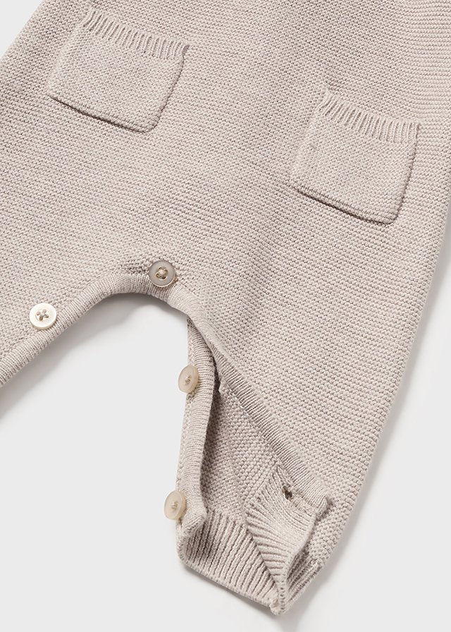 Mayoral - H. Walnut Tricot Romper