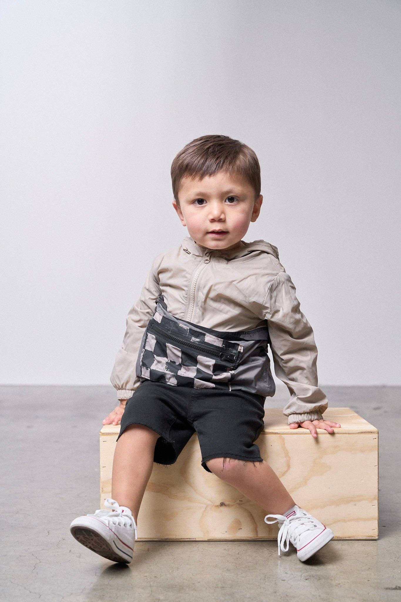 Little Bipsy - Check Block Windbreaker