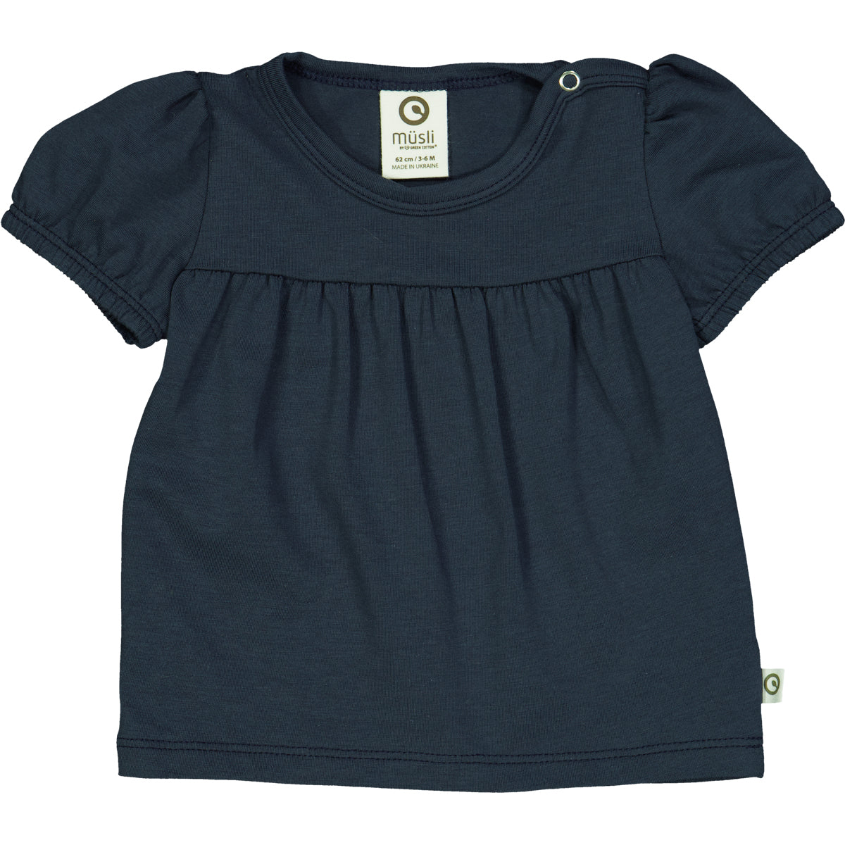 Musli by green cotton - Cozy Me Puff Night Blue S/S Tee and Leggings Set
