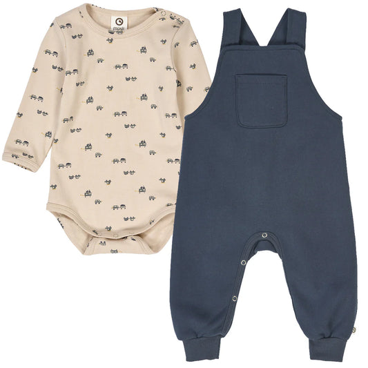 Musli by green cotton - Auto Baby Overall Set