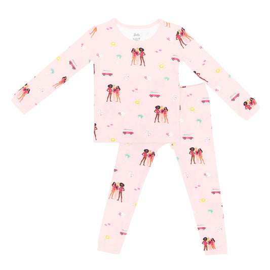 Kyte Baby - Long Sleeve Barbie Beach PJs
