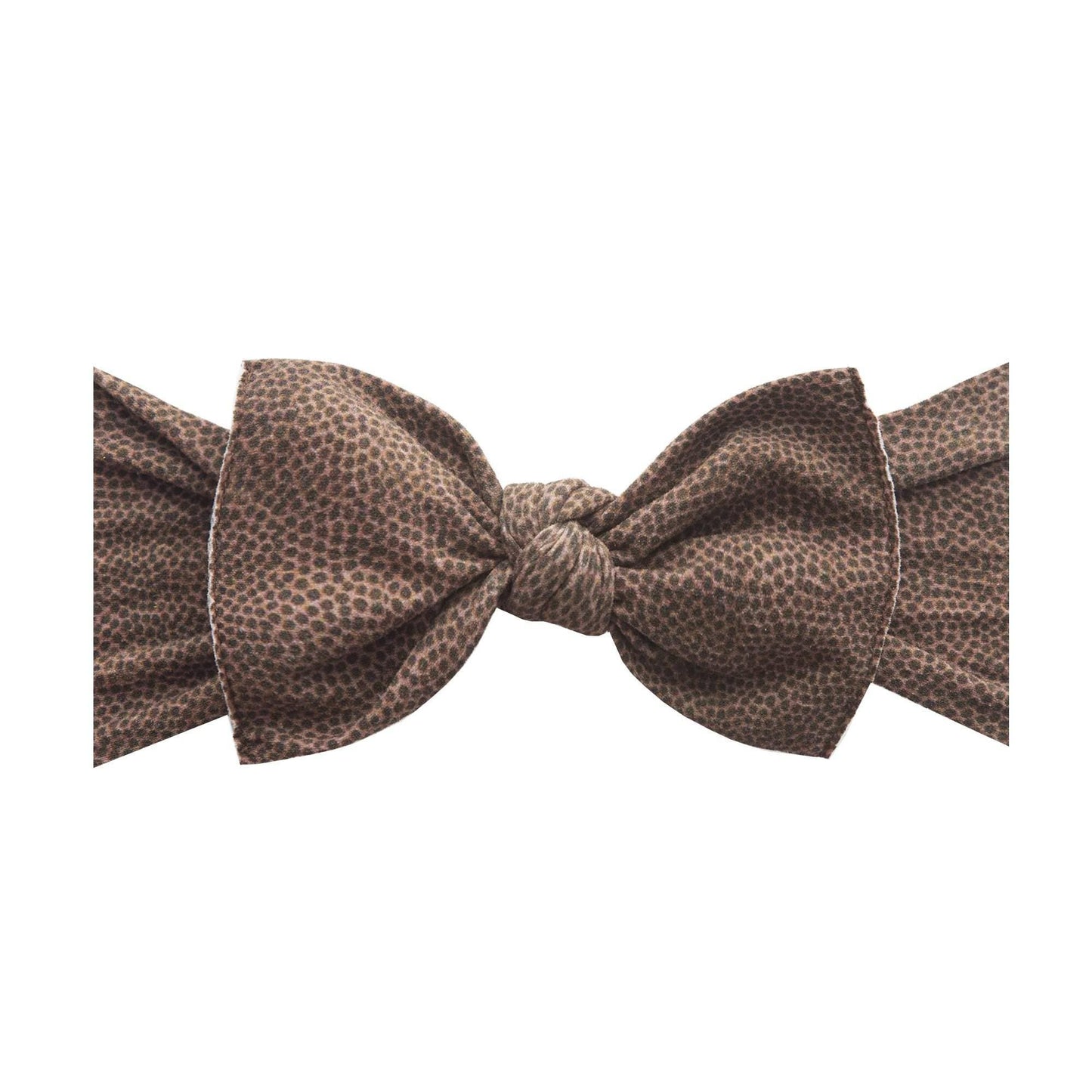 Baby Bling Bows - Baby Bling® Printed Knot soft nylon headband: Pink Rose