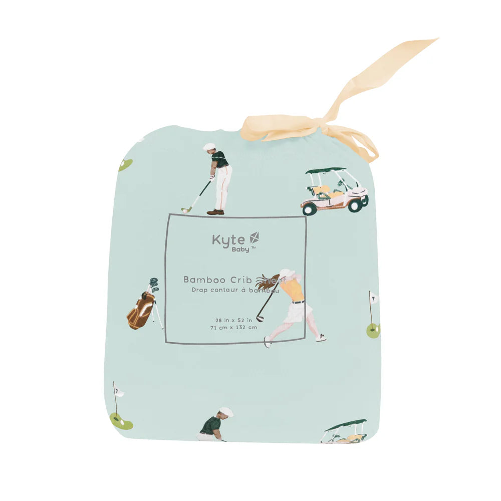 Kyte Baby - Crib Sheet in Golf