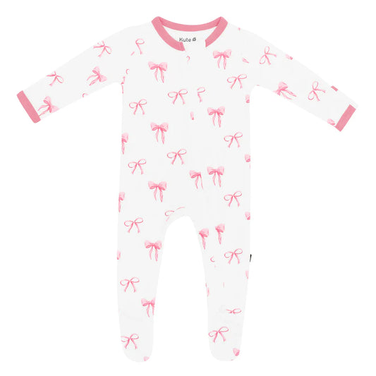 Kyte Baby - Bow Zippered Footie