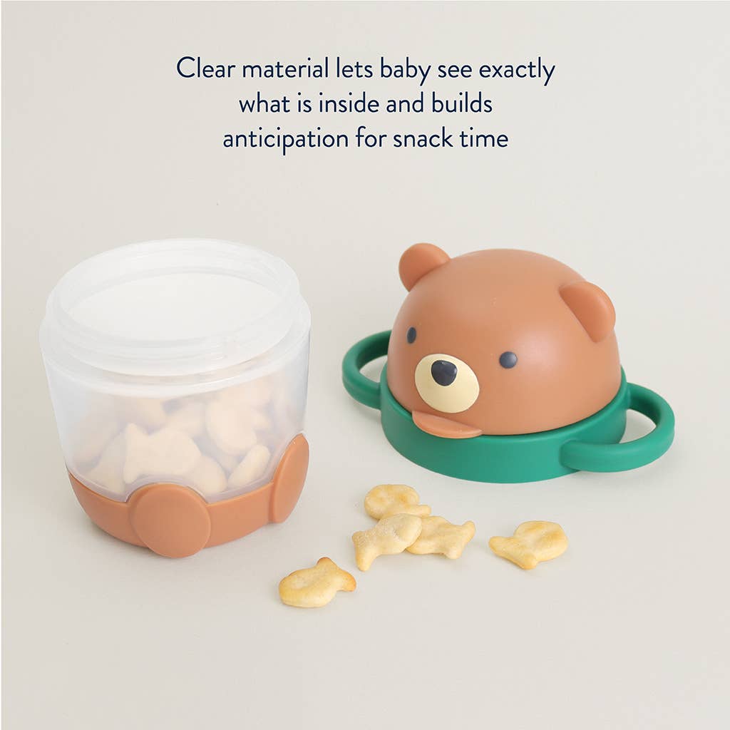 Itzy Ritzy - Itzy Snack Pal - Snack Cup: Bear