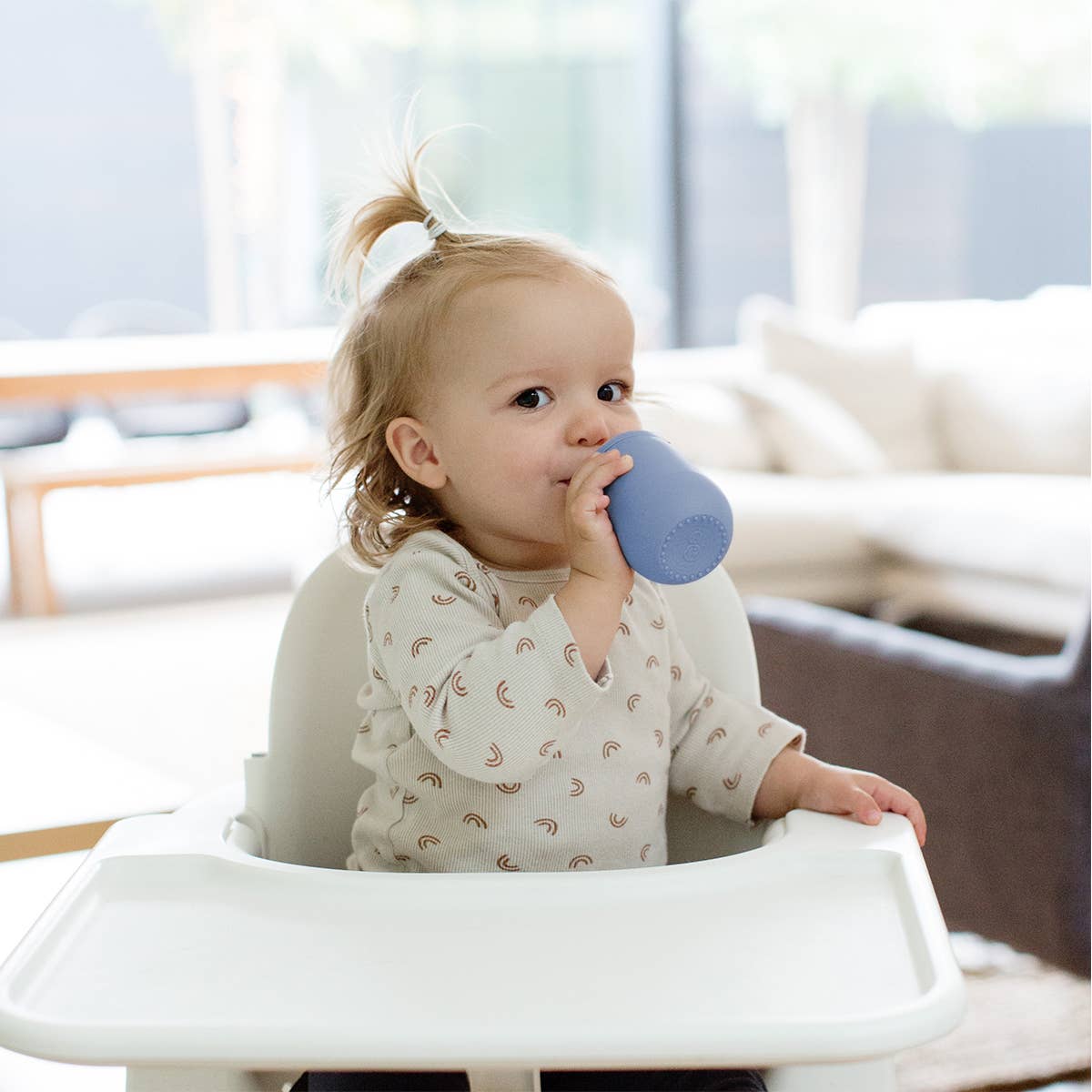 ezpz - Mini Cup + Straw Training System (Baby / Toddler 9+ months): Indigo