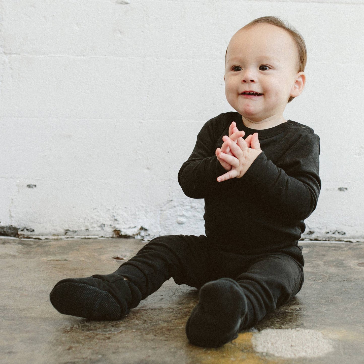 goumikids - Viscose Bamboo + Organic Cotton Baby Boots - Asphalt
