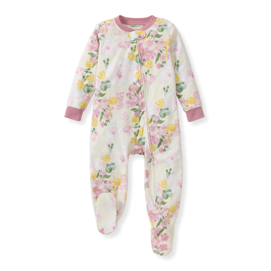 Burt's Bees Baby - Floral Fields polarbee™ Repreve® Fleece Pajamas