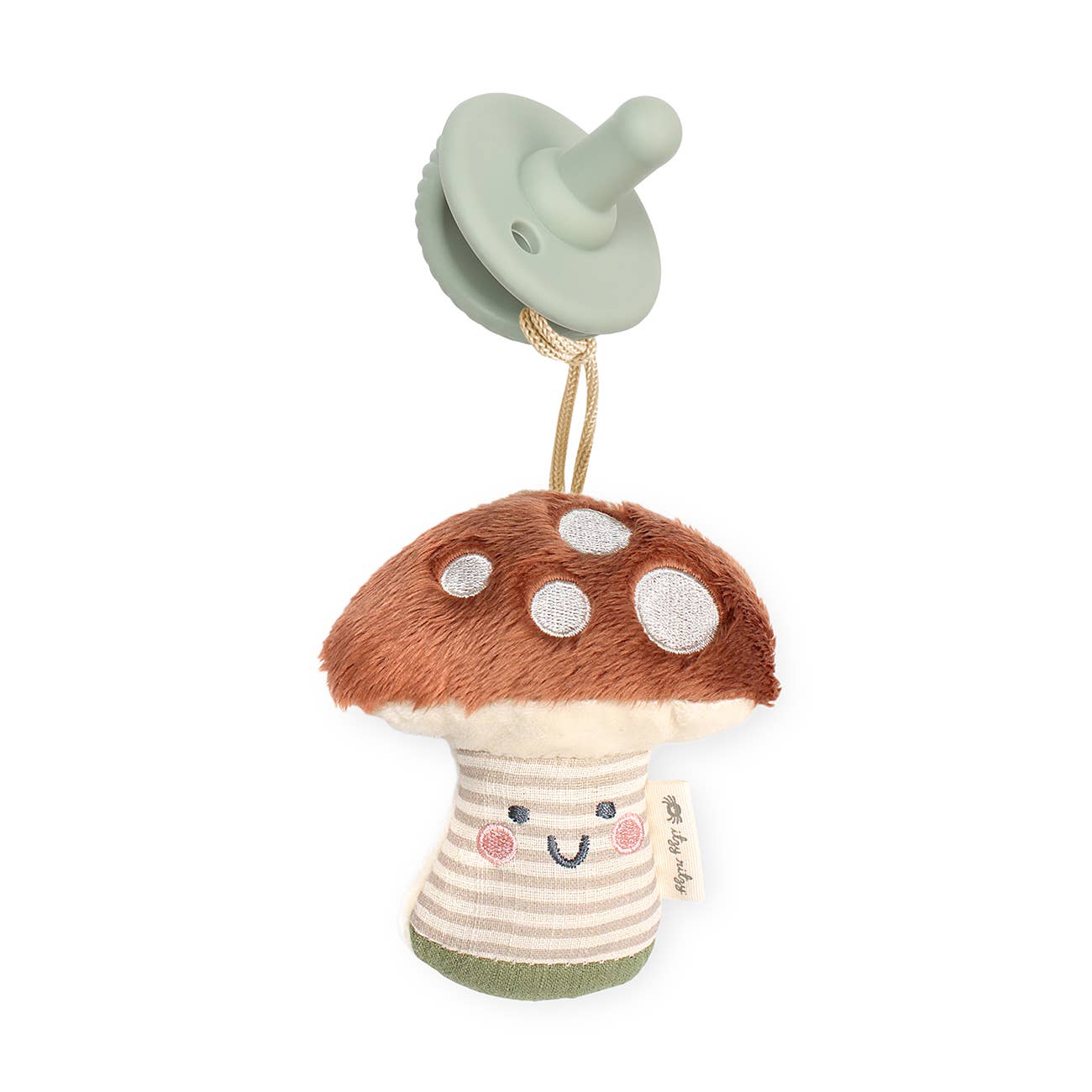 Itzy Ritzy - Sweetie Pal™ Plush & Pacifier: Ash the Mushroom