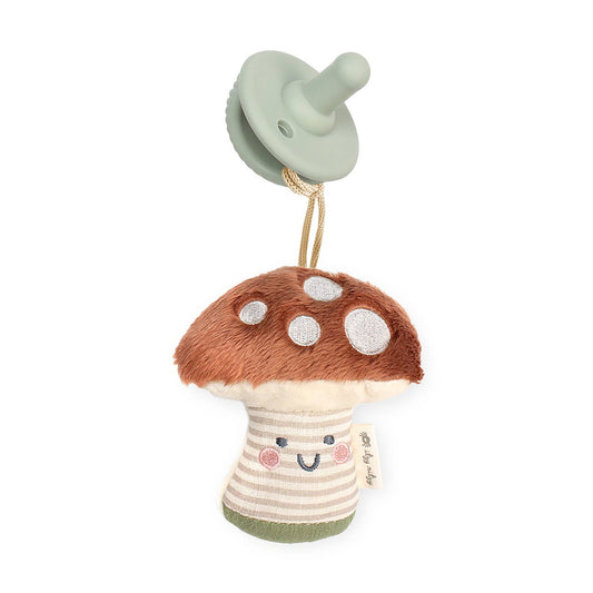 Itzy Ritzy - Sweetie Pal™ Plush & Pacifier: Ash the Mushroom