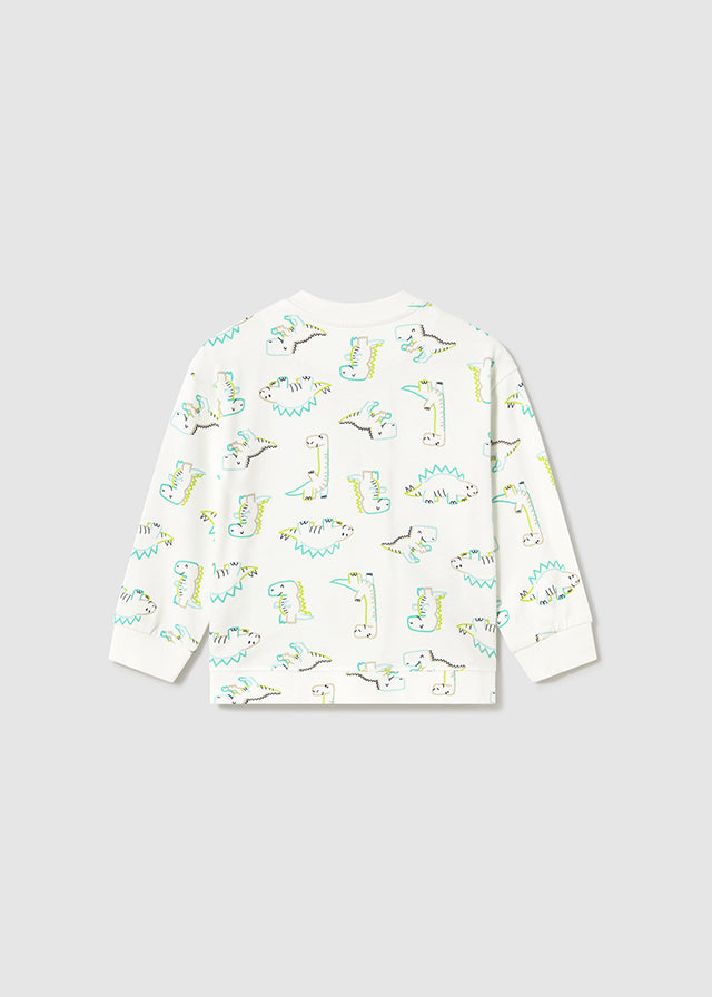 Mayoral - Dinosaur Printed Pullover