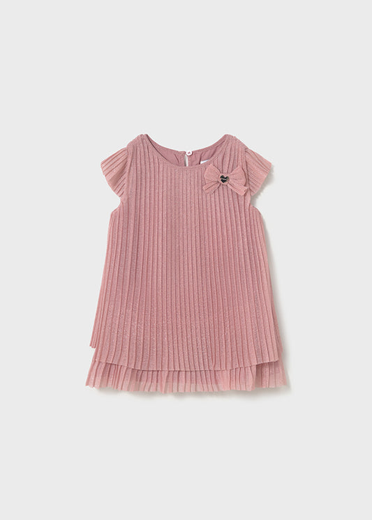 Mayoral - Rose Pleated Tulle Dress
