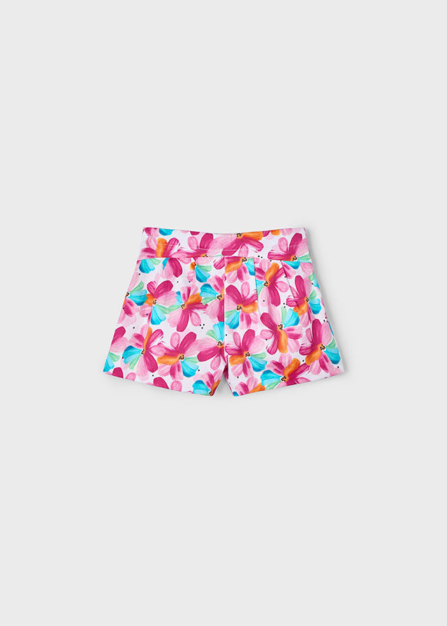 Mayoral - Magenta Peplum Top & Shorts Set