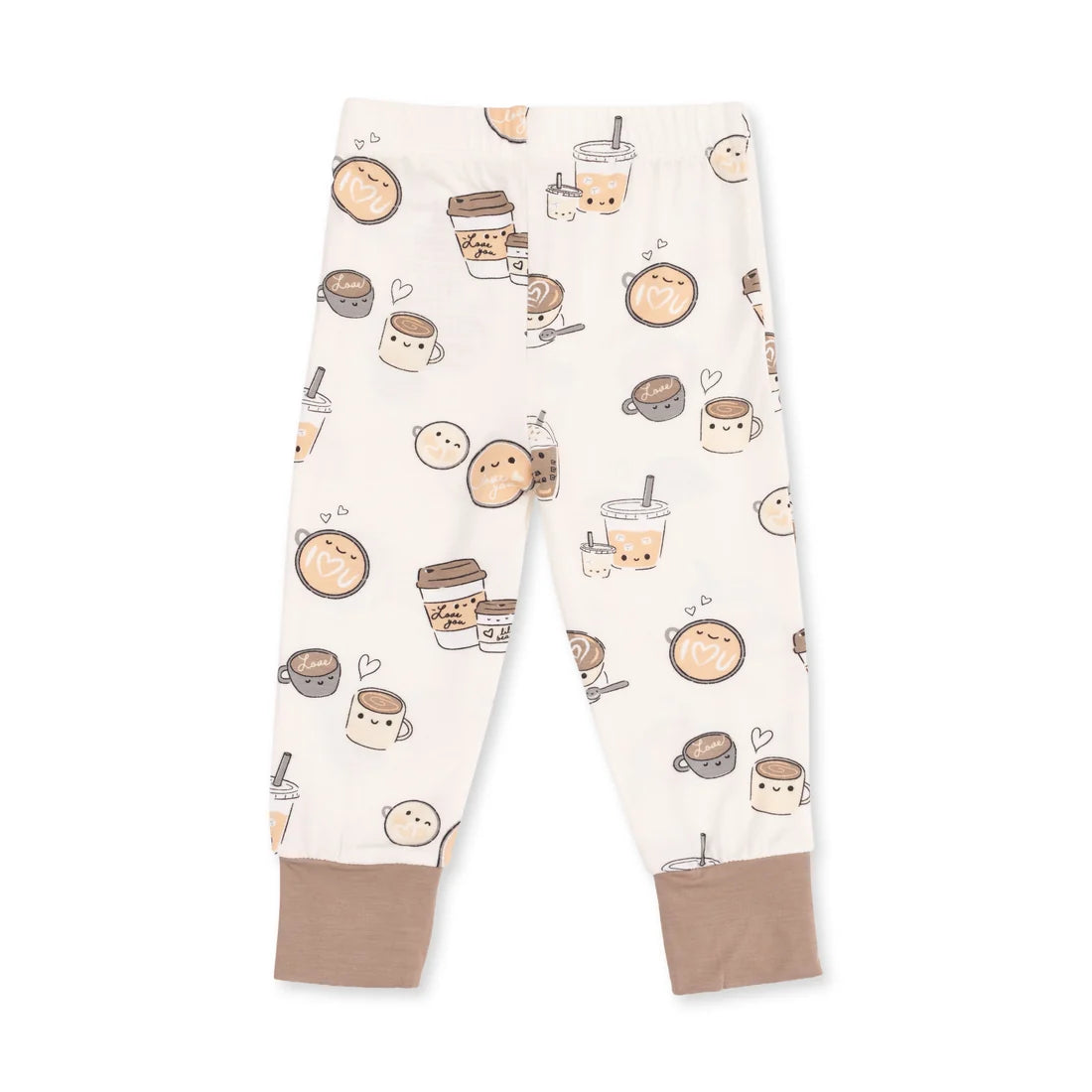 Angel Dear - Love you A Latte Short Sleeve Loungewear Set